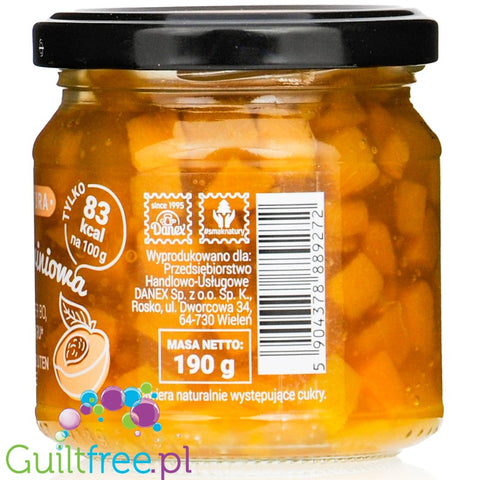 Devaldano sugar free peach preserves without added sugar and with no sweeteners
