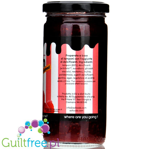 FitPrn Confettura Extra Zero Lamponi - raspberry fruit spreads, sugar free