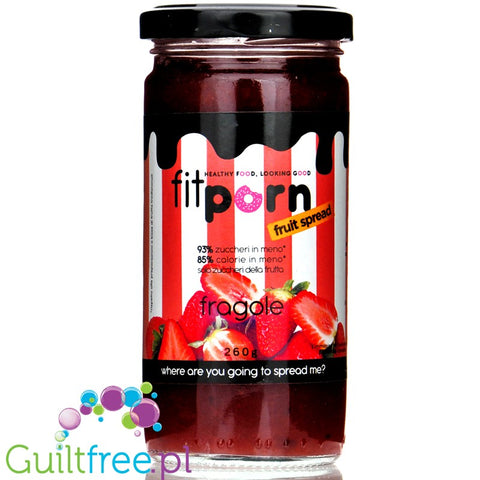 FitPrn Confettura Extra Zero Fragole - strawberry fruit spreads, sugar free