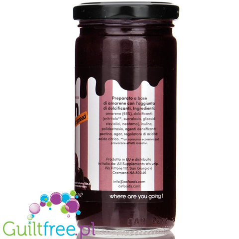 FitPrn Confettura Extra Zero Amarene - black cherry fruit spreads, sugar free