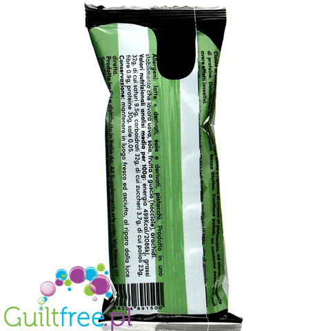 FitPrn Wafer Proteico Pistacchio - sugar & gluten free protein waffer, White Chocolate & Pistachio Cream