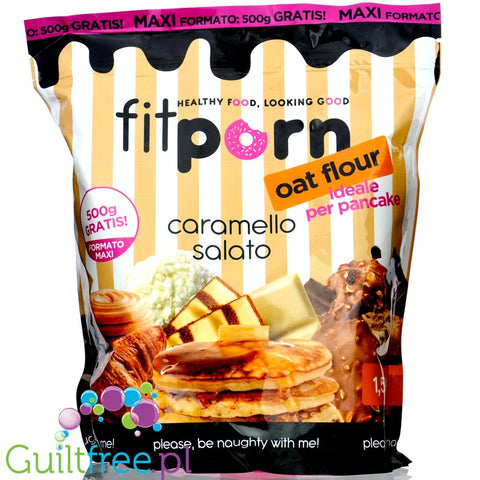 FitPrn Farina di Avena Caramello Salato - flavored sweet oat flour, Salted Caramel
