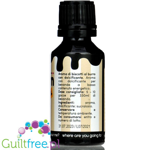 FitPrn Drip Zero Flavdrops Biscotti al Burro 