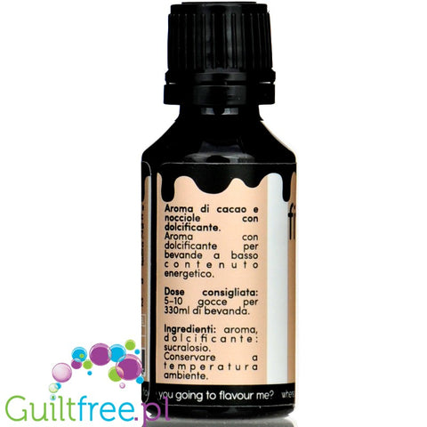 FitPrn Drip Zero Flavdrops Nocciutella 