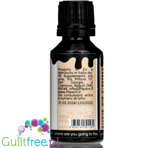 FitPrn Drip Zero Flavdrops Nocciutella 