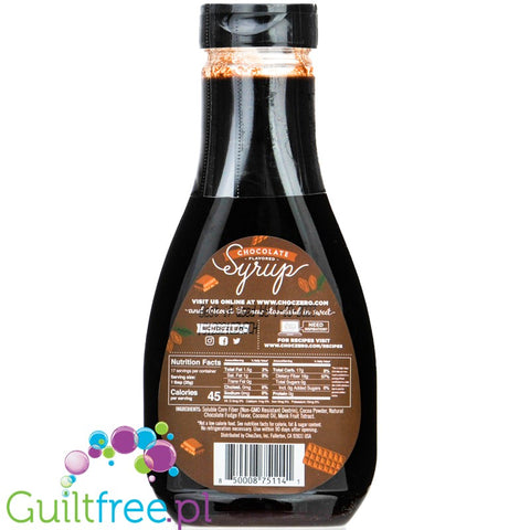 Choc Zero Honest Syrup, sugar free syrup Chocolate
