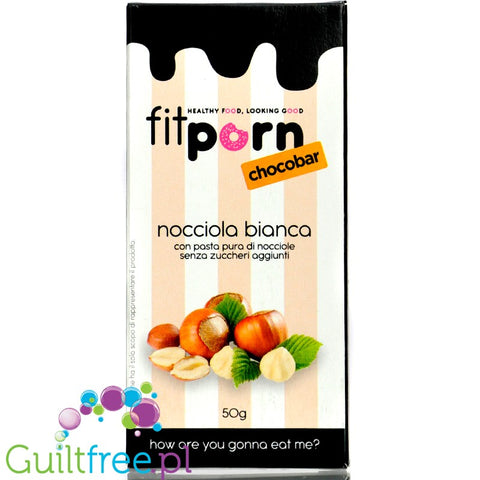 FitPrn Chocobar Cioccolato alla Nocciola Bianca