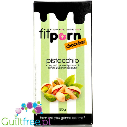 FitPrn Chocobar Cioccolato al Pistacchio no added sugar pistachio white chocolate