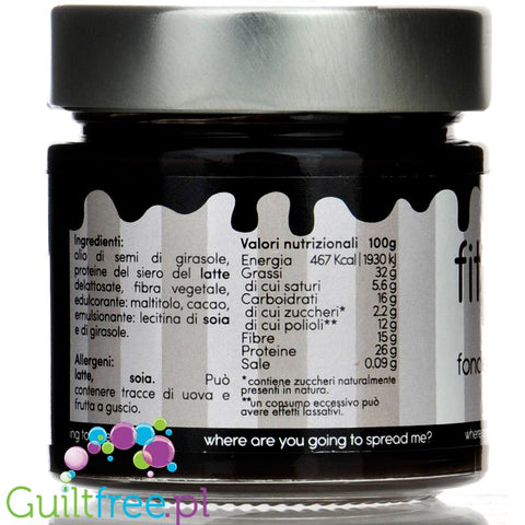FitPrn Crema proteica al cioccolato fondente 70%