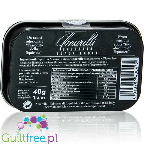Amarelli Black Label 40g 