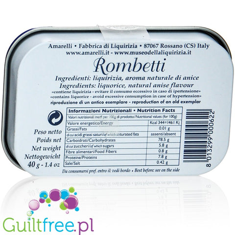 Amarelli Frammenti di Liquirizia Arlecchino 40g 