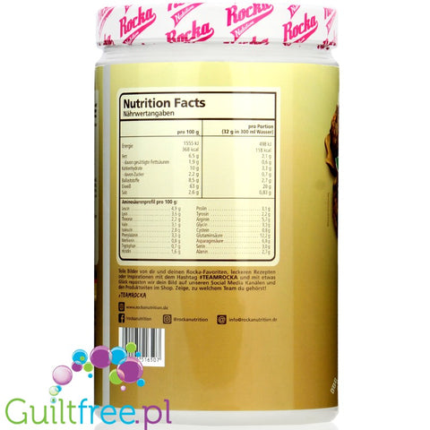 Rocka Nutrition NO WHEY Vegan Protein Creamy Nougat 1kg