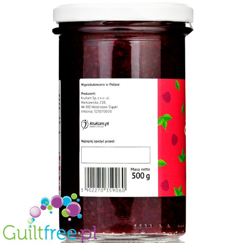 Krukam Raspberry in sugar free Jelly