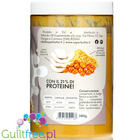 Super Butter Incredible Caramelized Hazelnut & Cocolised Heaven 380g 