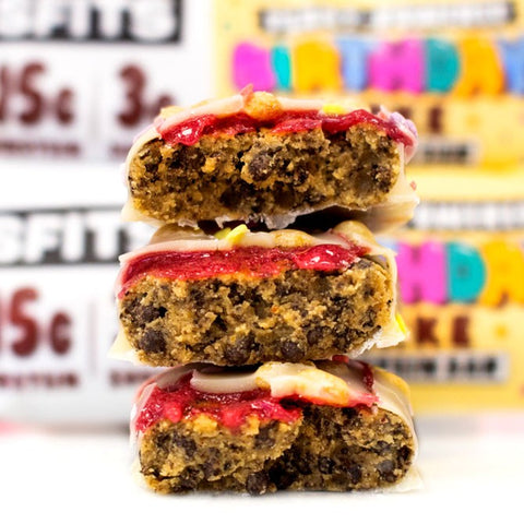Misfits Vegan Protein Bar Birthday Cake