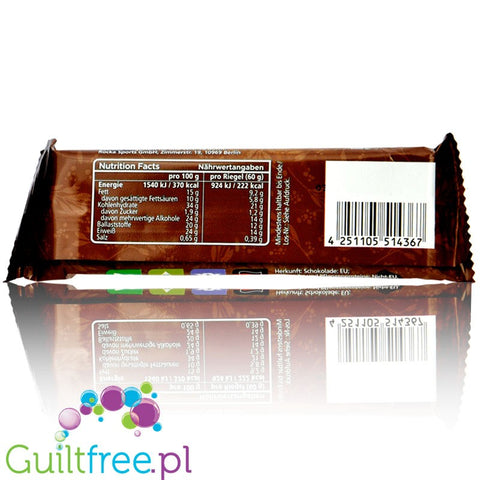 Rocka Nutrition No Whey Bar Triple Chocolate - vegan protein bar without sweeteners