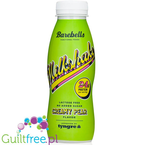 Barebells Milkskae Creamy Pear lactose free RTD protein shake 330ml