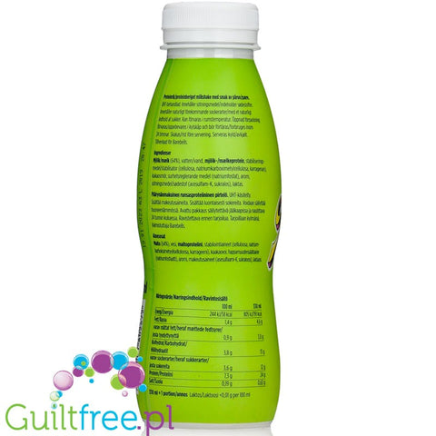 Barebells Milkskae Creamy Pear lactose free RTD protein shake 330ml