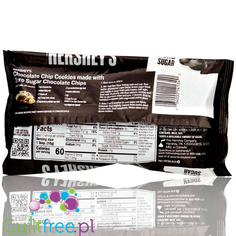 Hershey's Sugar Free Semi-Sweet Baking Chips