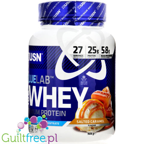 USN Blue Lab Whey Salted Caramel 0,9kg  protein powder 34g