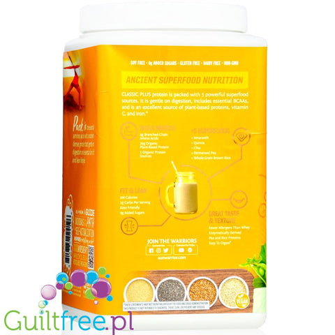 Sunwarrior Classic Plus Protein, Natural (750g)