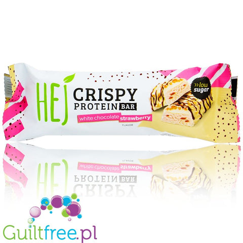 HEJ Crispy Bar White Chocolate Strawberry 45g