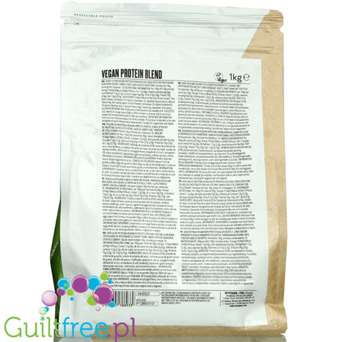 MyProtein Vegan Protein Blend Unflavored 1KG