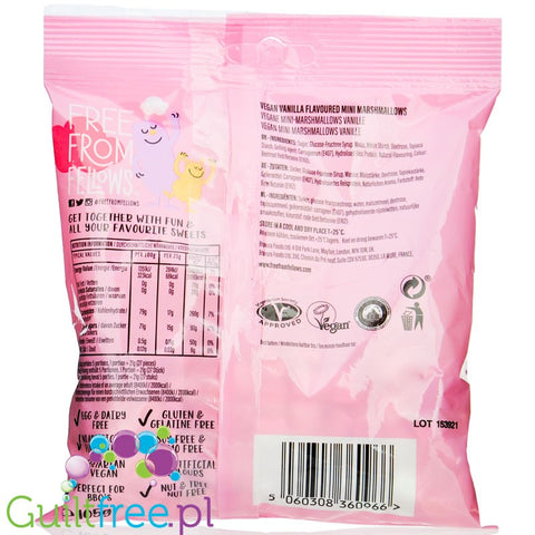 Free From Fellows Mini Vegan Marshmallow Pink & White