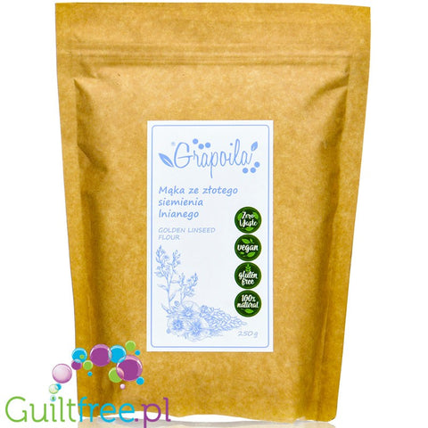 Grapoila Linseed Flour Golden, highly defatted