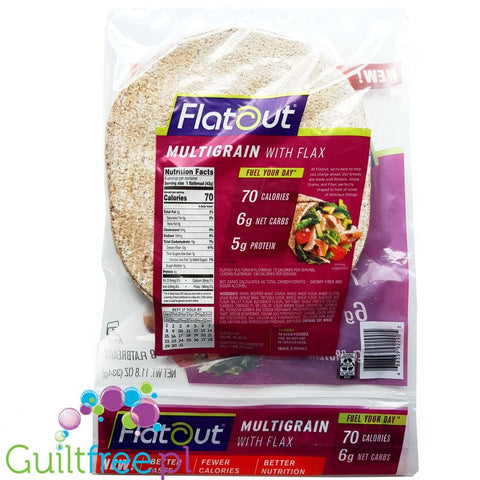 Flatout Multigrain flax original flatbread 70kcal