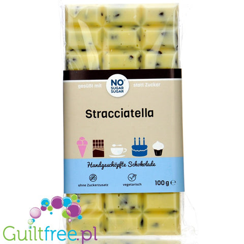 NOSUGARSUGAR Schokolade Stracciatella 100g