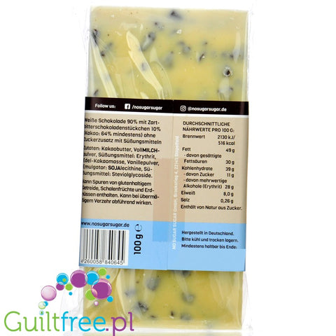 NOSUGARSUGAR Schokolade Stracciatella 100g