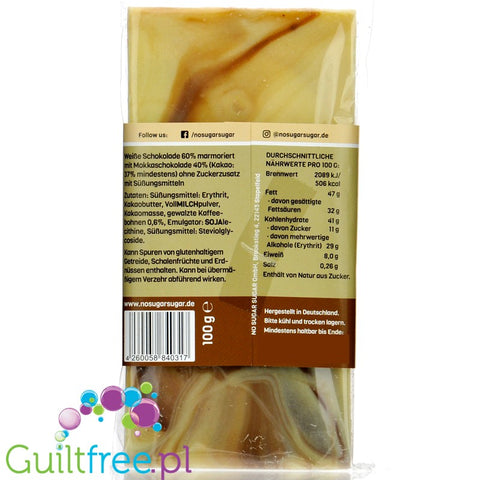 NOSUGARSUGAR Schokolade Latte Macchiato 100g