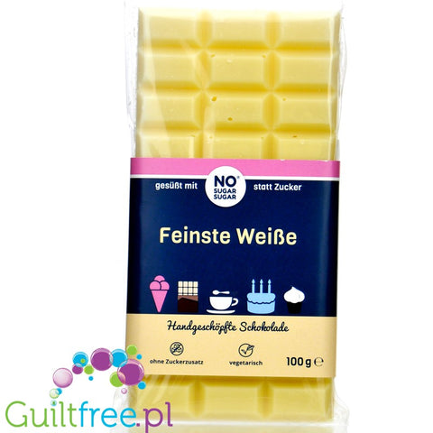 NOSUGARSUGAR Schokolade Feinste Weiße 100g