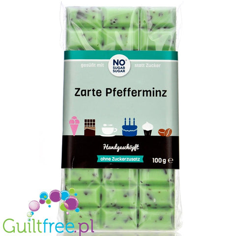 NOSUGARSUGAR Schokolade Pfefferminz 100g