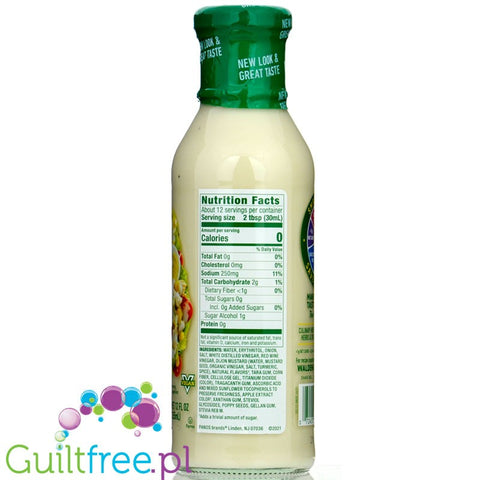 Walden Farms Dressing, Sweet Onion 12 fl oz.