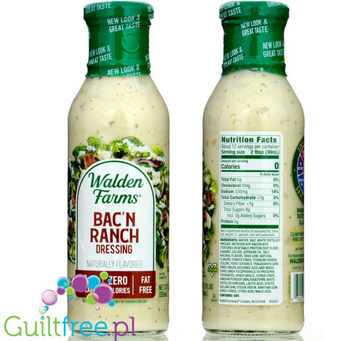 Walden Farms Dressing, Bac'n Ranch 12 fl oz.