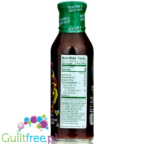Walden Farms Vinaigrette, Super Fruits Balsamic 12 fl oz.