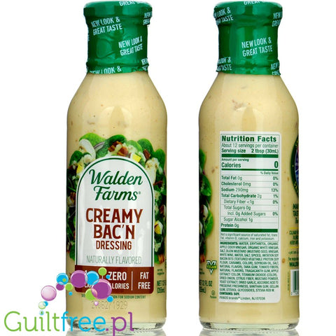 Walden Farms Dressing, Creamy Bac'n 12 fl oz.