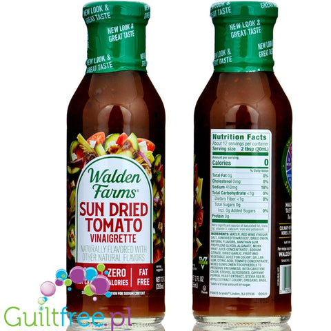 Walden Farms Dressing, Sun Dried Tomato Vinaigrette 12 fl oz.
