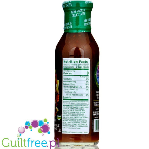 Walden Farms Dressing, Sun Dried Tomato Vinaigrette 12 fl oz.