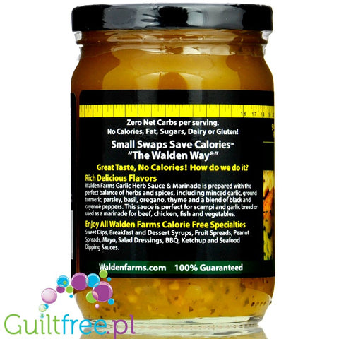Walden Farms Pasta Sauce, Garlic & Herb 12 oz.