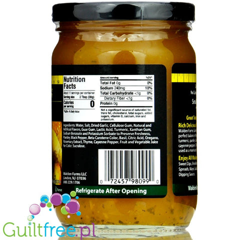 Walden Farms Pasta Sauce, Garlic & Herb 12 oz.