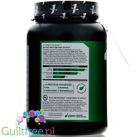 Rule1 R1 Plant Protein Frozen Banana vegan protein powder, single sachet