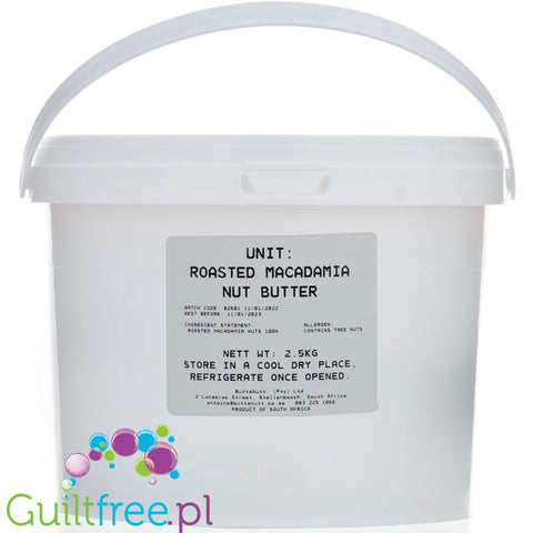 ButtaNutt Roasted Macadamia 1KG - roasted nut butter from RPA