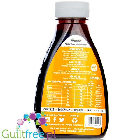 Skinny Food Maple zero calorie syrup