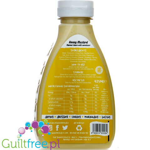 Skinny Food Honey & Mustard Sauce, fat & calorie free