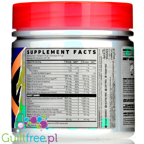 Ghost® Gamer 40 Serv Peach