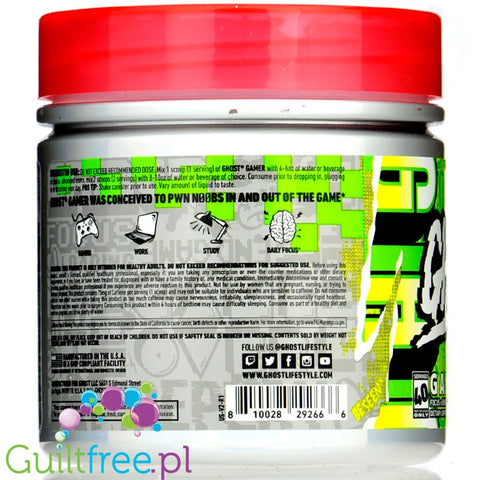 Ghost® Gamer 40 Serv Warheads Sour Watermelon