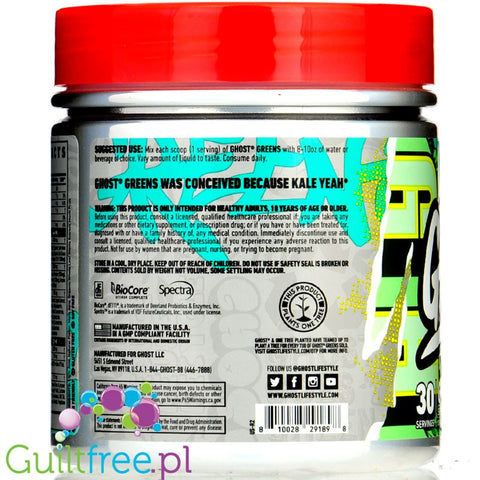 Ghost® Greens 30 Serv Lime